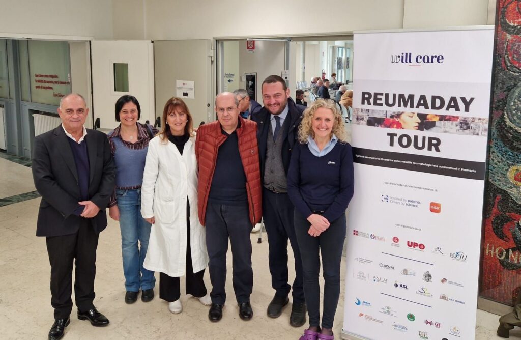 Professionisti e partecipanti a un incontro ReumaDay